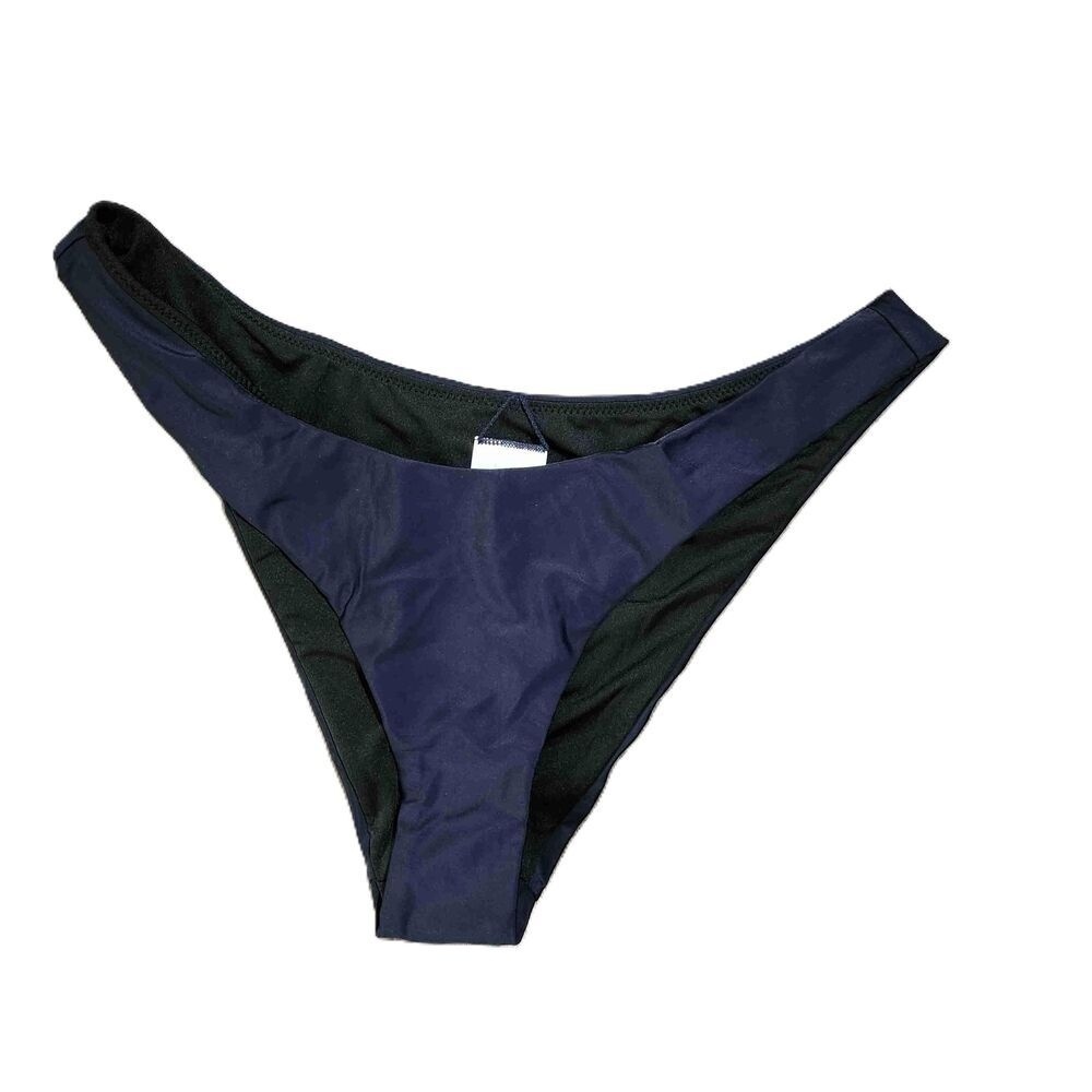 J Crew Navy Blue Bikini Bottom Swimwear Size Small